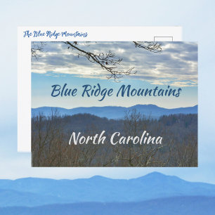 Foto's van de Blue Ridge Mountains in North Caroli Briefkaart