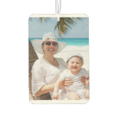 Foto's van de familie Moeder Baby uploadt Personal Luchtverfrisser (Achterkant)