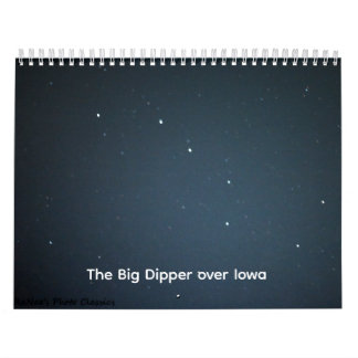 Foto's van de lucht /Twee pagina's MediumCalendar, Kalender