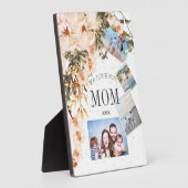 Foto's van de moederdag Floral Plaque Fotoplaat (Zijkant)