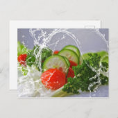 Foto's van groenten briefkaart (Voorkant / Achterkant)