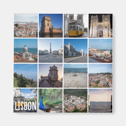 Foto's van Mosaic Lissabon, Portugal Magneet (Voorkant)