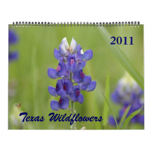 Foto's van Noord-Centraal Texas Wildbloemen Kalender