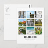 Foto's van Puerto Rico Briefkaart (Voorkant / Achterkant)