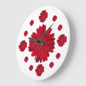 Foto's van Red Gerber Daisy Grote Klok (Hoek)