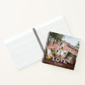 Foto's van Rustic Love Lila Wedding Vrijgezellenfe Notitieboek (Binnen)