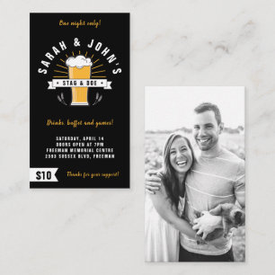 Foto's van Stag en Doe - Beer Stein in Black Visitekaartje