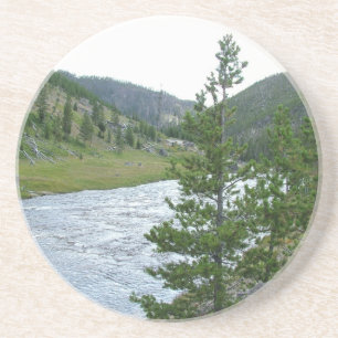 Foto's van Yellowstone National Park. Zandsteen Onderzetter