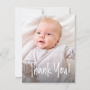 Foto's Verticaal Baby shower geboorteaankondiging