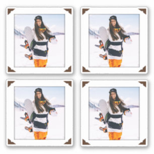 Foto's Vinyl Framed Portrait Collage Sticker