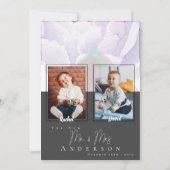 Foto's voor kinderen Bride Groom Wedding Table Num Bedankkaart (Voorkant)