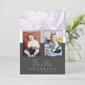 Foto's voor kinderen Bride Groom Wedding Table Num Bedankkaart (Staand voorkant)