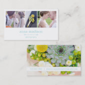 Fotoshowcase Visitekaartje - blauw (Voorkant / Achterkant)