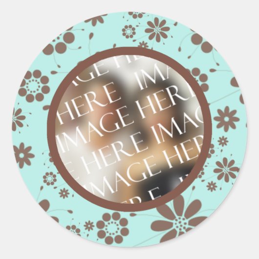 Fotosjabloon evenement en bruiloft envelop zegel (Voorkant)