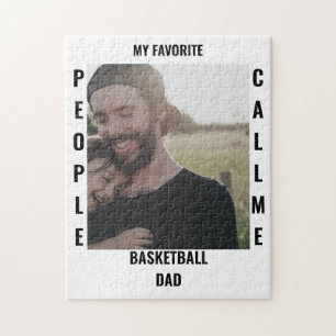 Fotosjabloon voor Aangepaste sportvader Sport mam Legpuzzel