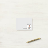 Fotosjabloon voor professionele lezers post-it® notes (Op bureau)