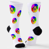 Fotosocken Haustier Vorlage Sokken (Gebogen)