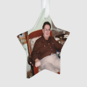 Fotosterren in de hemelherdenking acryl ornament (voorkant)