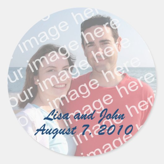 Fotostickers Ronde Sticker (Voorkant)