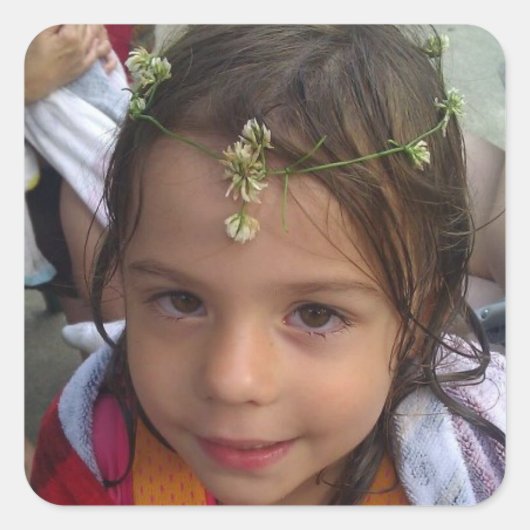 Fotostickers Vierkante Sticker (Voorkant)