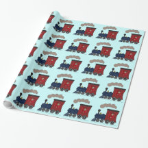Fotostoomtrain Choo Choo Wrapper Paper