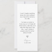 Fotostrip 3 Afbeeldingen Bruidsmeisje voorstel Kaa Save The Date (Achterkant)