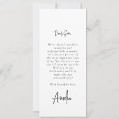 Fotostrip 4 Afbeeldingen Bruidsmeisje voorstel Kaa Save The Date (Achterkant)