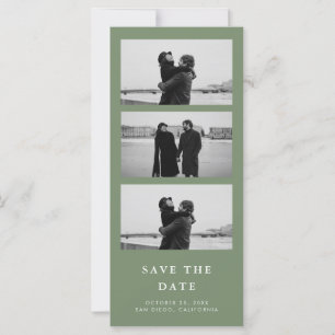 Fotostrip QR Code Sage Green Wedding