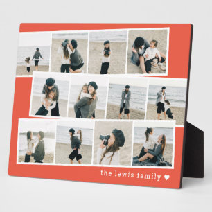 Fotostrips Aangepaste kleur Desktop Plaque Fotoplaat