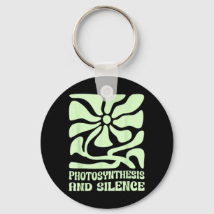 Fotosynthese en Stilte Boho Bloemige Plant Sleutelhanger