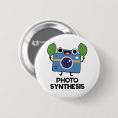 Fotosynthese Funny Camera Pun Ronde Button 5,7 Cm (Voorkant /achterkant)