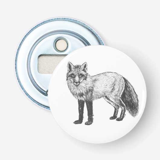 Fototekening Button Flesopener (Voorkant)