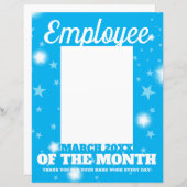 fototussenvoegselwerknemer van de maandMAR letterh (Voorkant / Achterkant)