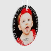 Fototypografie Kerstversiering Ornament (voorkant)