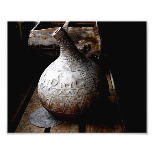 Fotouitbreiding oude pot foto afdruk (Voorkant)