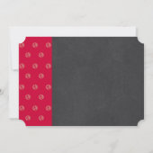 Fotouitnodiging voor Charleston Chic Birthday Kaart (Achterkant)