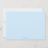 Fotouitnodiging voor verjaardagsfeest kaart (Achterkant)