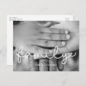 Fotovakantie met Cute-script Briefkaart (Voorkant / Achterkant)