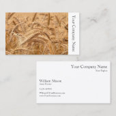 Fotoveld van tarwe - Visitekaartje (Voorkant / Achterkant)