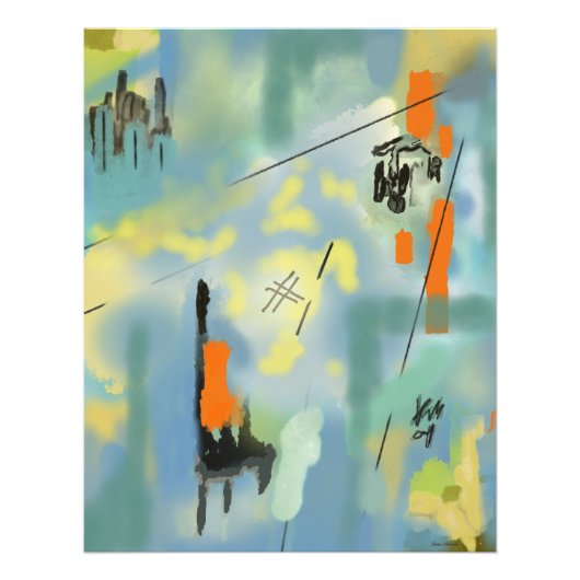 Fotovergroting Abstract Foto Afdruk (Voorkant)