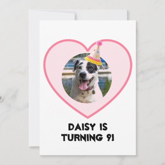 Fotoverjaardag Kaart (Voorkant)