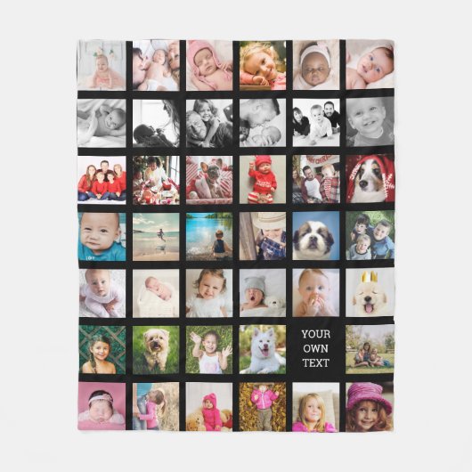 Fotoverzamelingsfamilie: ontwerp uw eigen multi-Af Fleece Deken (Voorkant)