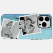 Fotoverzamelnaam Waterverf Blauw Case-Mate iPhone Case (Achterkant (horizontaal))