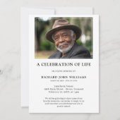 Fotoviering van de herdenking van het leven kaart (Voorkant)