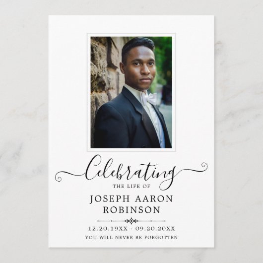 Fotoviering van het leven Orde van Service Programma (Voorkant)