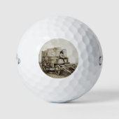 Fotowagen van Roger Fenton Fotorealisme Golfballen (Voorkant)
