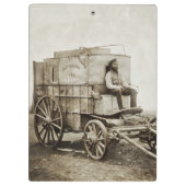 Fotowagen van Roger Fenton Fotorealisme Klembord (Achterkant)