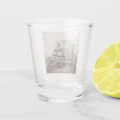 Fotowagen van Roger Fenton Fotorealisme Shot Glas (Achterkant)