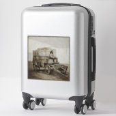 Fotowagen van Roger Fenton Fotorealisme Sticker (Koffer)
