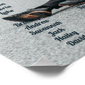 Fotoweddenschappen Poster (Hoek)